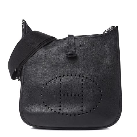 hermes evelyne iii pm epsom noir|epsom hermes.